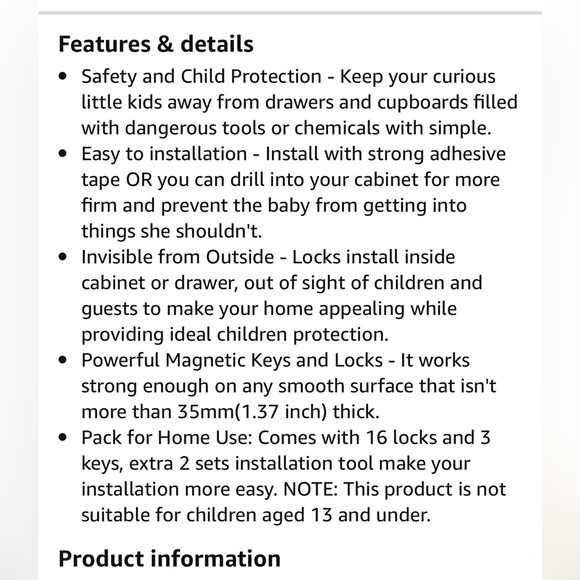 New baby proof magnetic locks - Picture 6 of 6